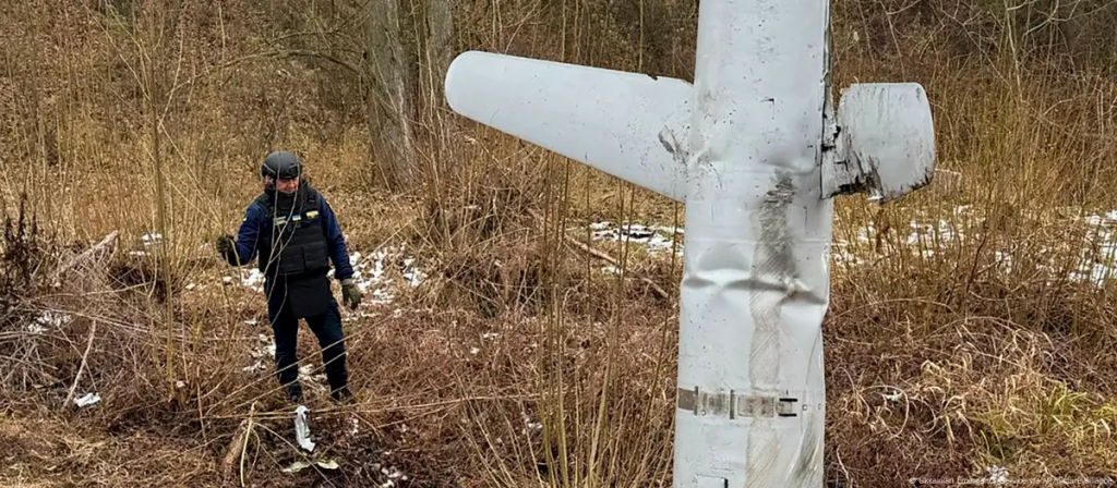 Un misil derribado por la defensa ucraniana. Imagen de archivo. Imagen: Ukrainian Emergency Service via AP/picture alliance