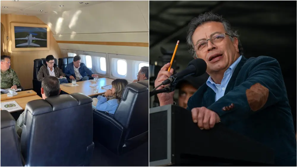 Petro viaja a Norte de Santander. Foto: Presidencia - AFP