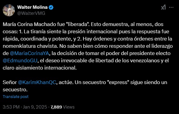 Politólogo Venezolano Walter Molina @WalterVMG