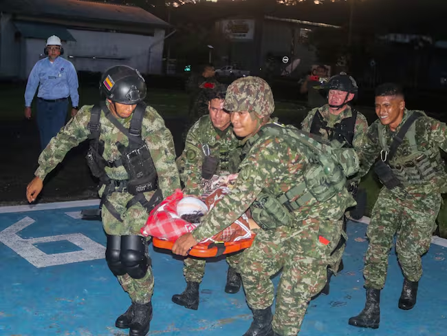 80 fallecidos y 20 heridos Foto: / EFE/ / Ejército Nacional de Colombia (EFE)