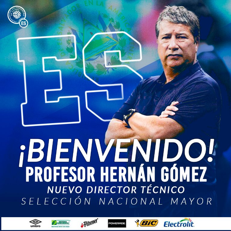 Hernán Darío "Bolillo" Gómez, llega a la dirección técnica de El Salvador Foto: @fesfut_sv