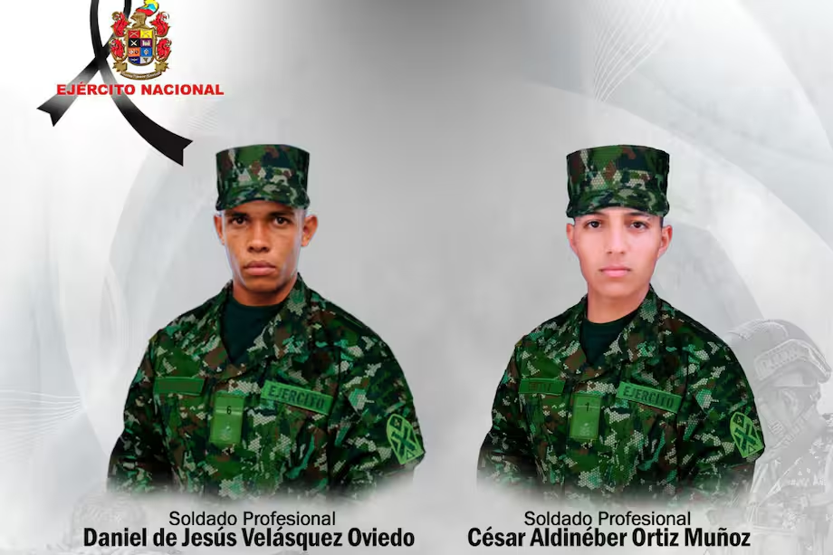 Los hechos ocurrieron en zona rural del municipio de San Andrés de Cuerquia, al norte de Antioquia. Foto: Ejército Nacional