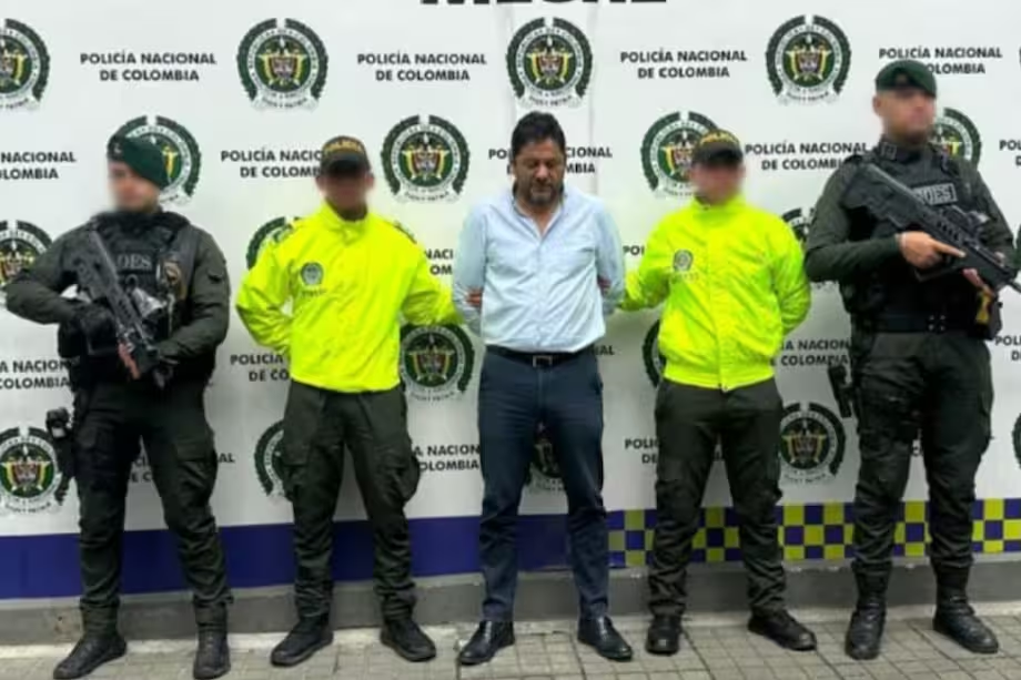 Captura de alias El Contador, señalado de lavar dinero del narcotráfico. Foto: Policía Nacional