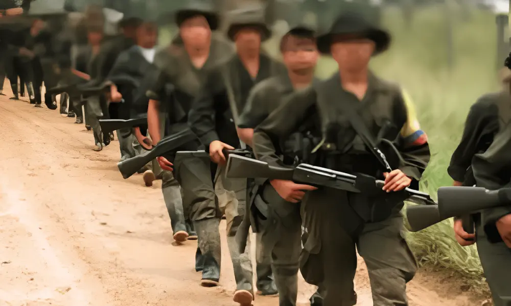 Reclutamiento de menores.AFP.