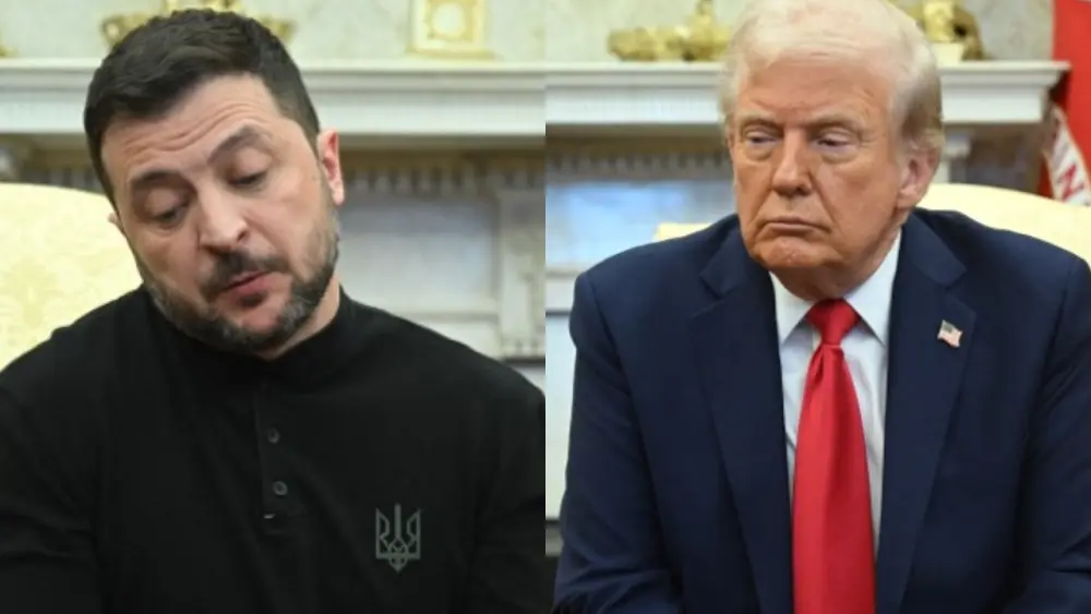 Zelensky y Trump se enfrentaron abiertamente en la Casa Blanca el 28 de febrero. Foto: AFP