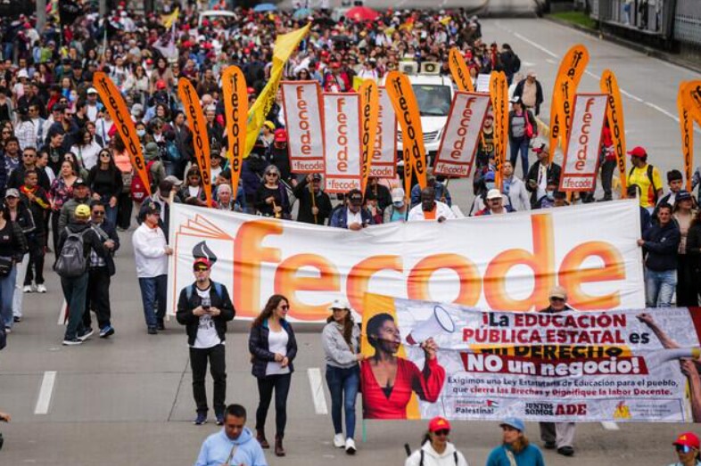 Fecode y la CUT convocan plantón en Bogotá en defensa de las reformas sociales del Gobierno