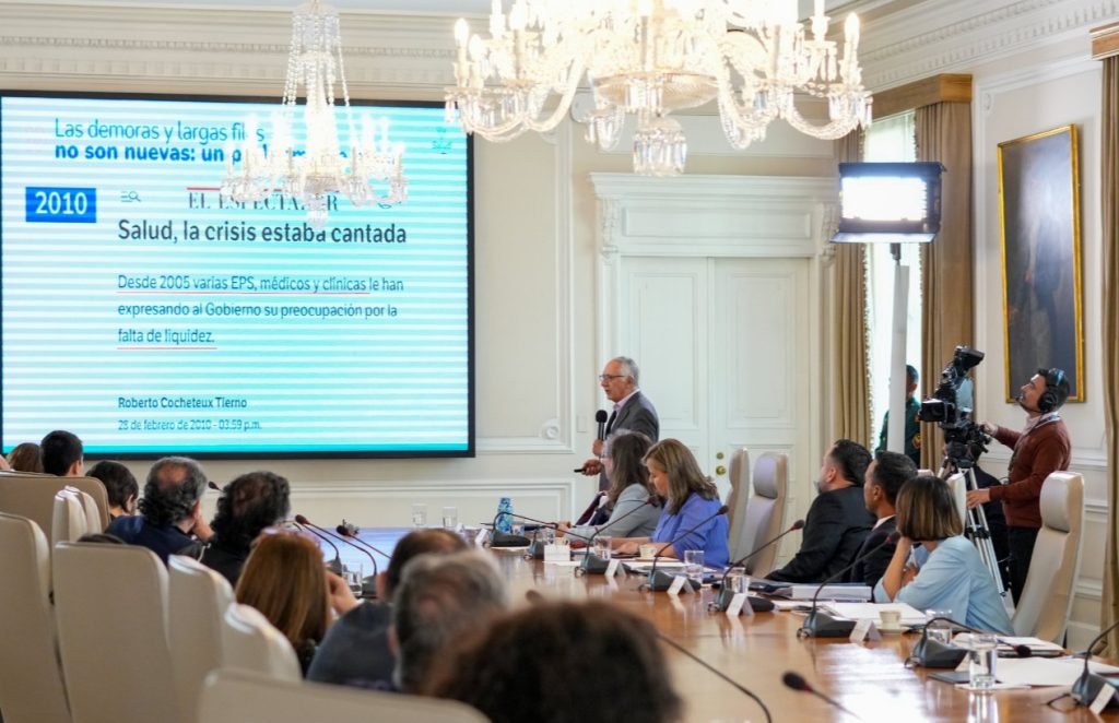 Error en manejo de cifras sobre crisis de la salud pasó de agache en Consejo de Ministros