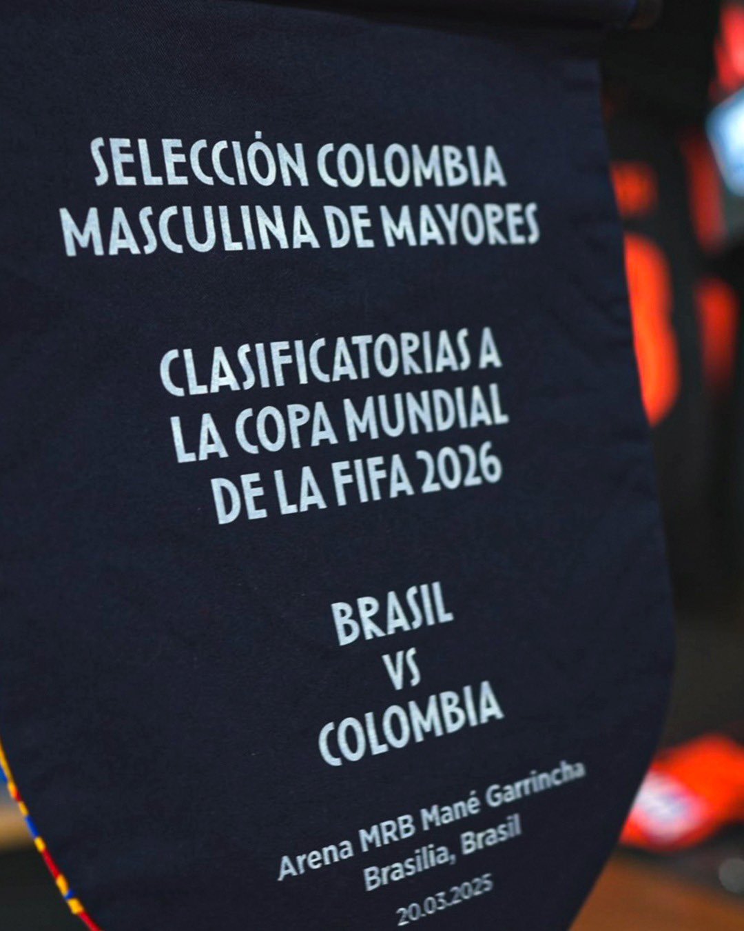 Selección Colombia enfrenta a Brasil Foto: @FCFSeleccionCol
