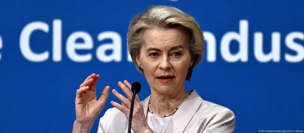 La presidenta de la Comisión Europea, Ursula von der Leyen Foto: Eric Lalmand/Belga/dpa/picture alliance