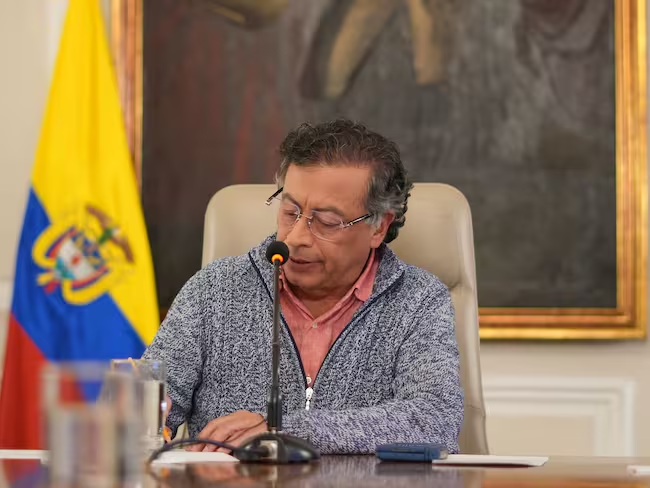 Gustavo Petro en el consejo de ministros de este 3 de marzo de 2025. Foto: suministrada.