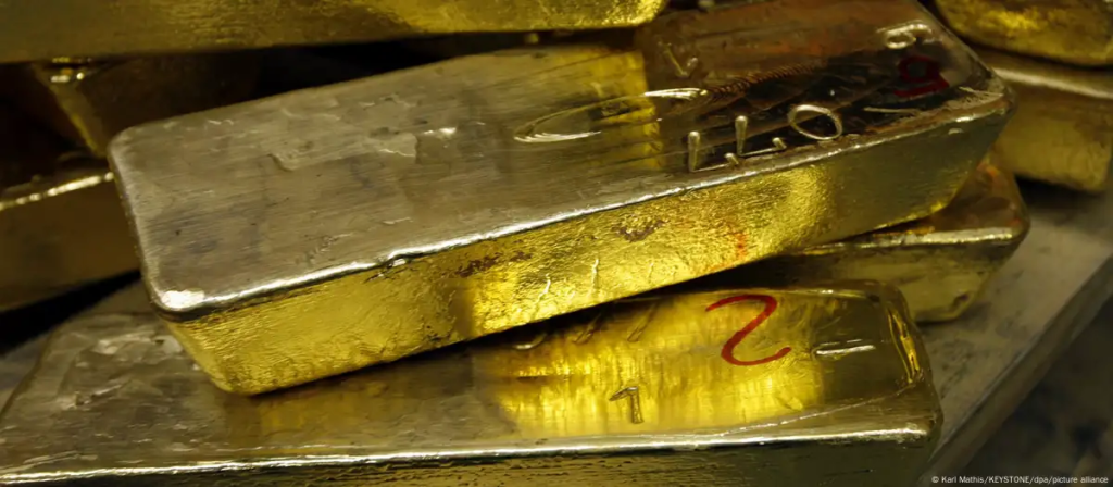 Lingotes de un kilo de oro en una imagen de archivo. Foto: Karl Mathis/KEYSTONE/dpa/picture alliance