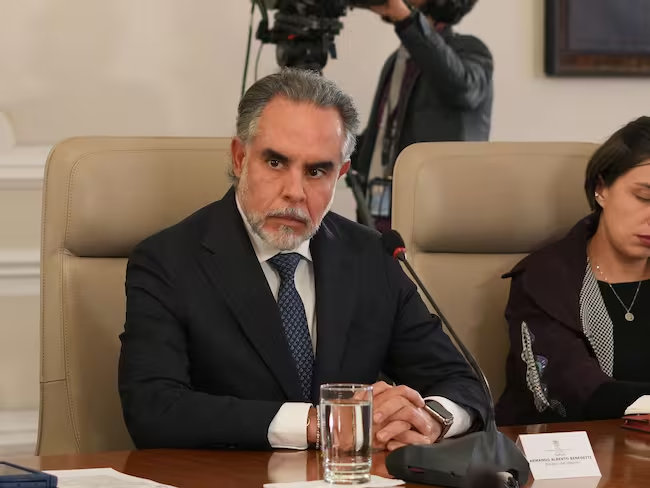 Armando Benedetti en el consejo de ministros de este 3 de marzo de 2025. Foto: Suministrada.