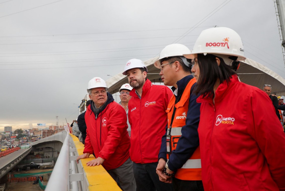 Alcalde Galán entregó un parte sobre los avances del Metro de Bogotá