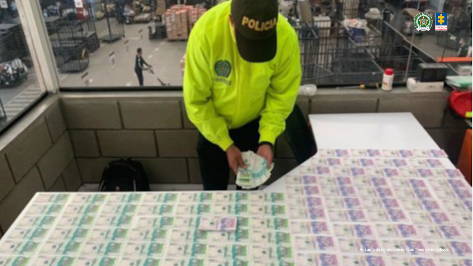 Estructura criminal dedicada a la falsificación y distribución de moneda nacional y extranjera Foto: fiscalía