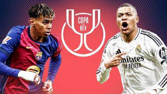 Barcelona y Real Madrid, disputarán la final de Copa del Rey el 26 de abril en Sevilla, España. Foto: ESPN