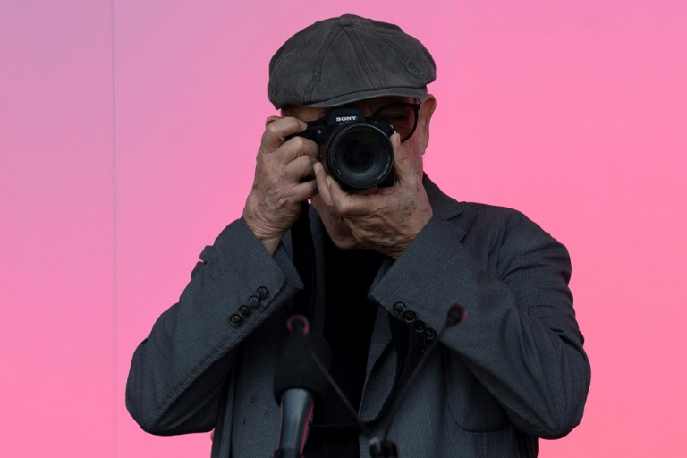 Cantante cubano Silvio Rodríguez en la Ciudad de México el 10 de junio de 2022. (Pedro PARDO)