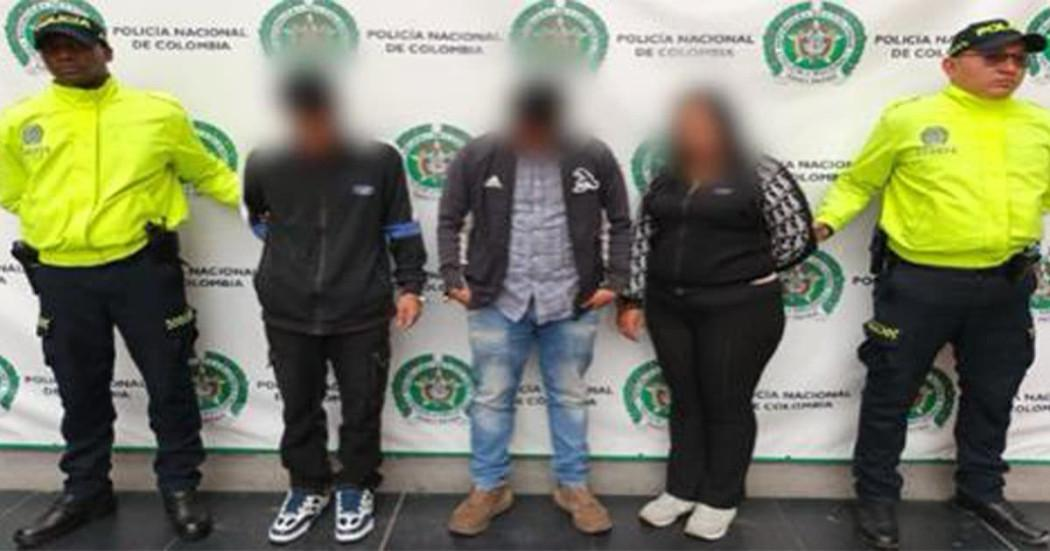 Los capturados fueron dejados a disposición de Fiscalía Foto: Alcaldía de Bogotá