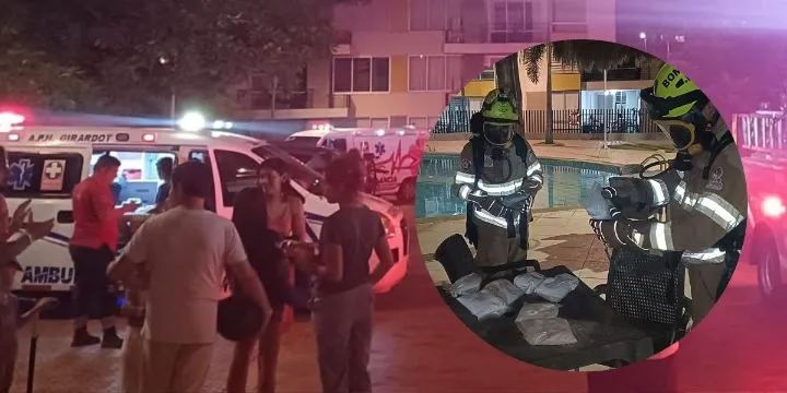 17 intoxicados por cloro en Ricaurte. Foto: Gobernacion de Cundinamarca.