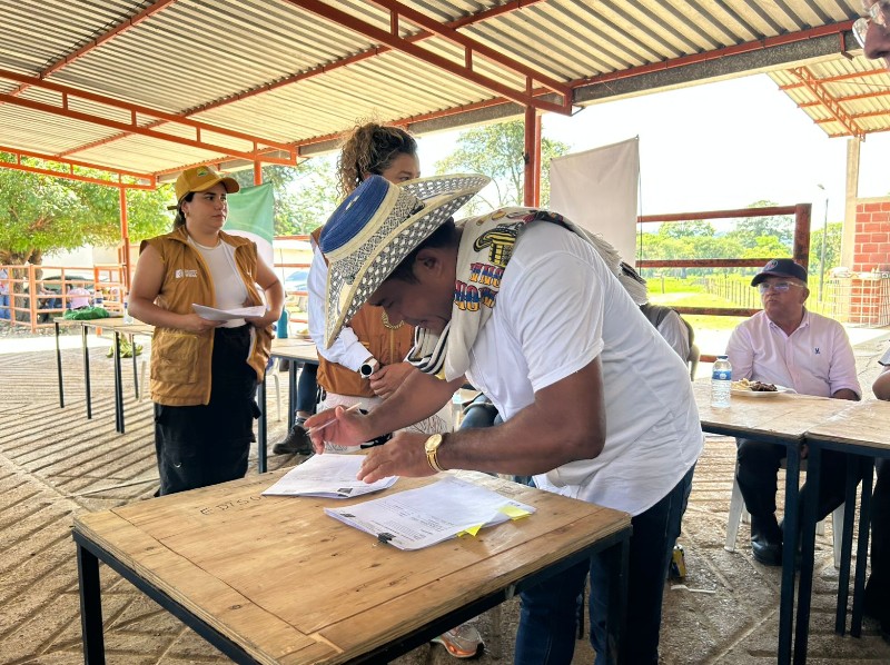 Gobierno entregó 1.055 hectáreas a firmantes del acuerdo de paz en Cúcuta