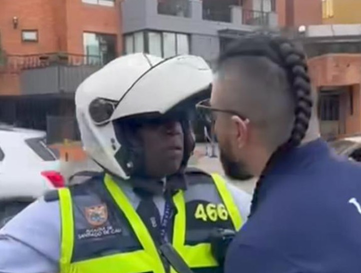 Liberan orden de captura contra el sujeto que agredió a agente de tránsito en Cali