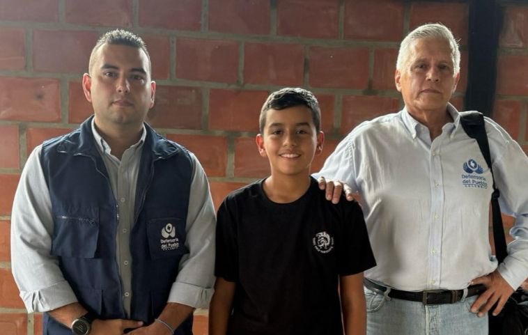 Liberación de Lyan José Hortúa Foto: X @PedroSanchezCol