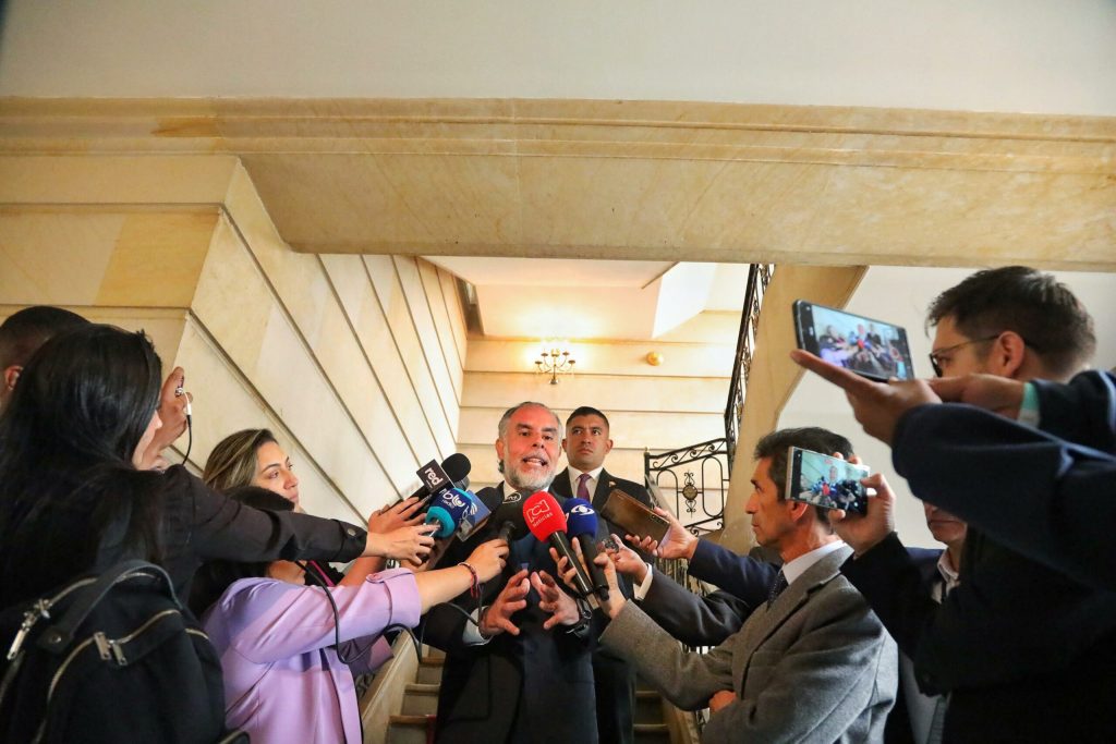 El ministro del Interior, Armando Benedetti Foto: Ministerio del Interior