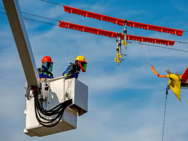 Suspensión de energía en Girón Foto: caracol radio