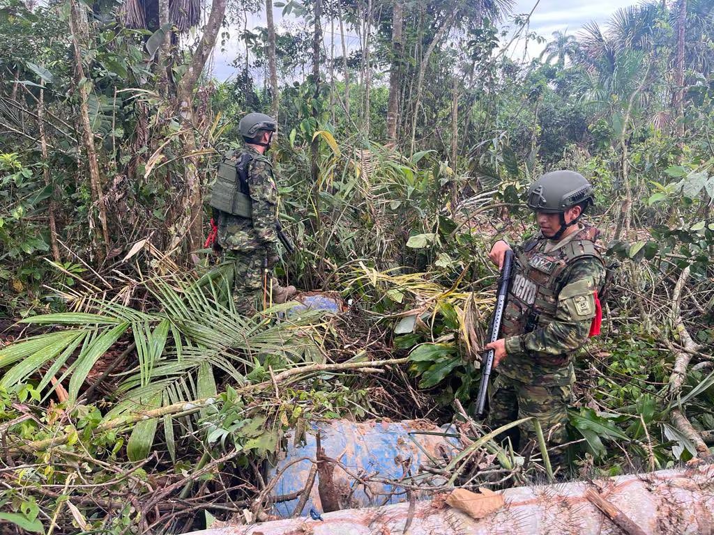 Zona donde ocurrió la emboscada a militares ecuatorianos Foto: caracol radio
