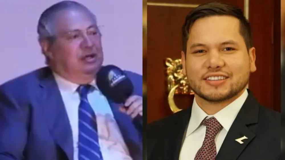 Iván Name y Andrés Calle Foto: Captura de Pantalla / Senado