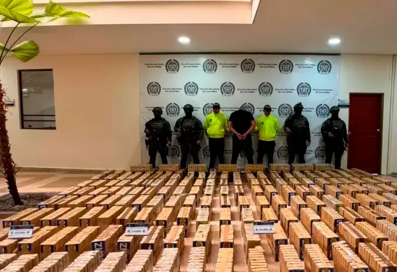 La pureza de la cocaína colombiana aumentó del 86% en 2023 al 88% en 2024 Foto: el colombiano