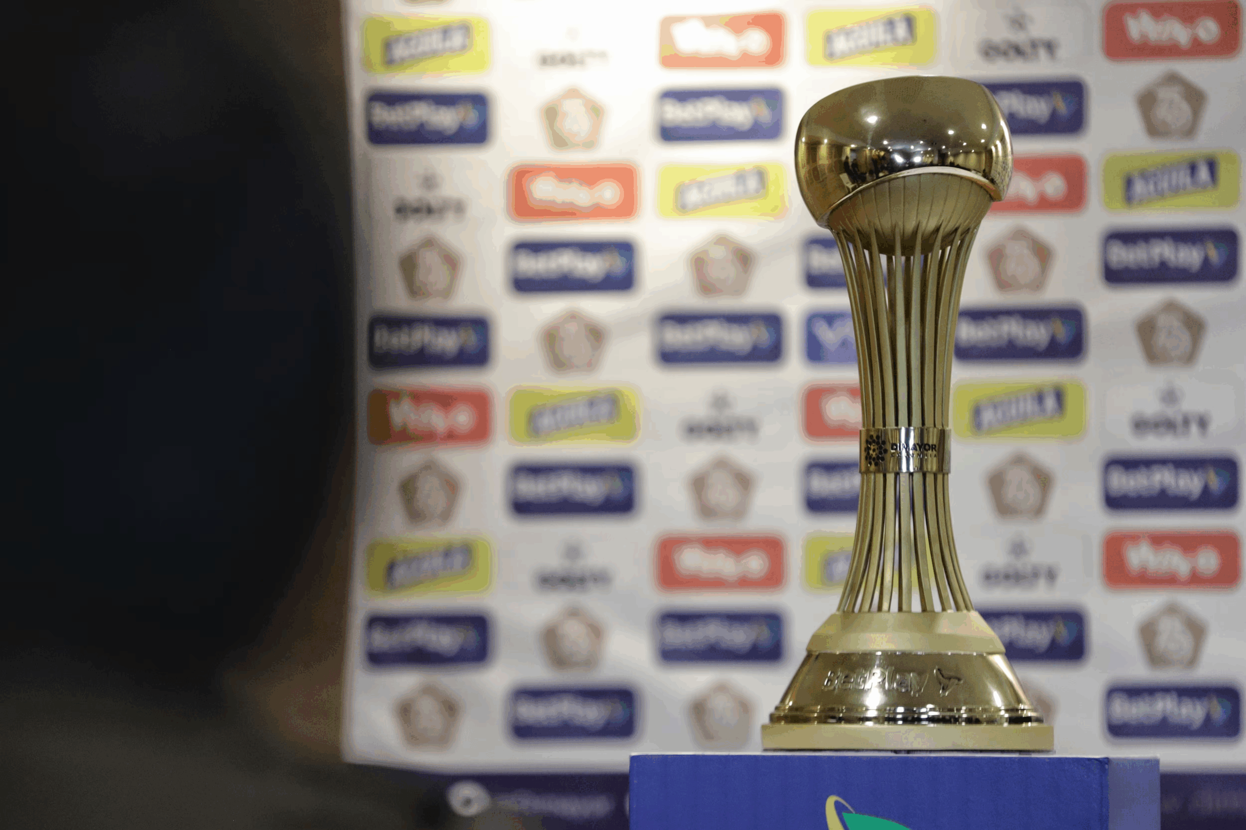 Trofeo de la Liga Colombiana Foto: Colprensa / CAMILA DIAZ