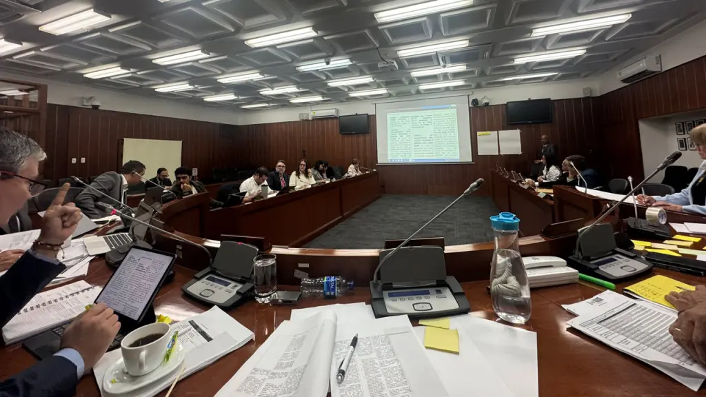 Discusión de reforma laboraFoto: AFP