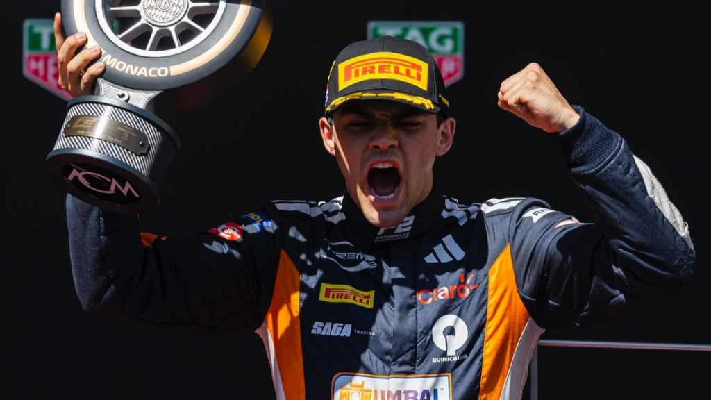 Sebastián Montoya en el Gran Premio de Mónaco Foto: olimpicocol