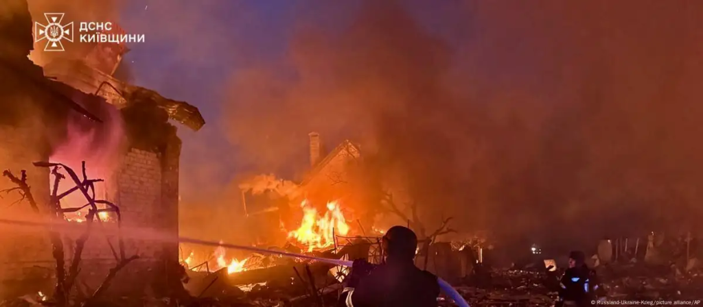 Los ataques rusos sufridos por Ucrania entre la noche del sábado a este domingo, son considerados los peores en semanas. Foto: Russland-Ukraine-Krieg/picture alliance/AP