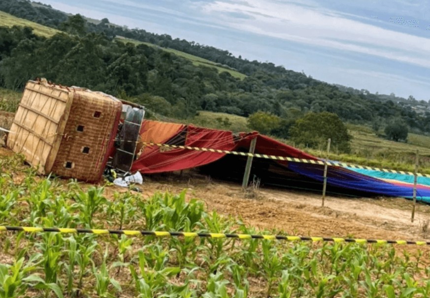 Tragedia en Brasil: una mujer embarazada muere en accidente de globo aerostático en São Paulo