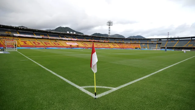 La primera final de la Liga Betplay 2025-I en el estadio Nemesio Camacho El Campín de Bogotá Foto: VizzorImage / Luis Ramírez