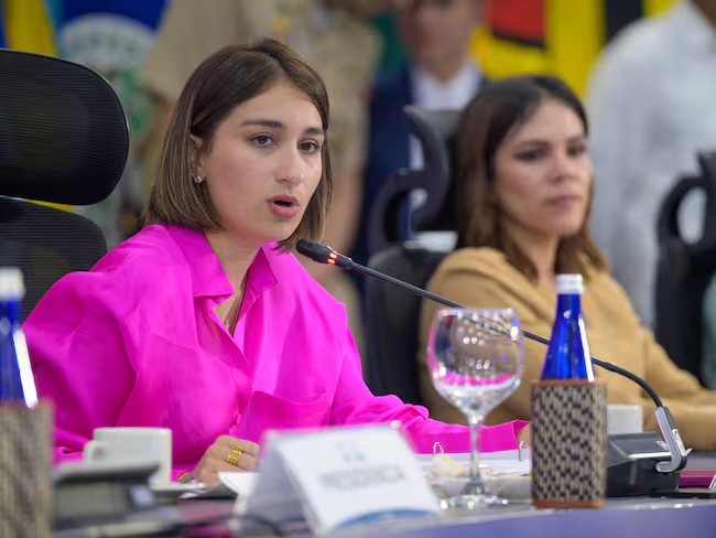 Canciller Laura Sarabia. Foto: EFE / Cancillería de Colombia