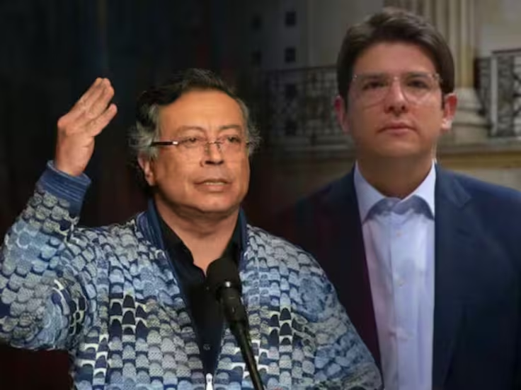 MIguel Uribe // Gustavo Petro Foto: caracol noticias