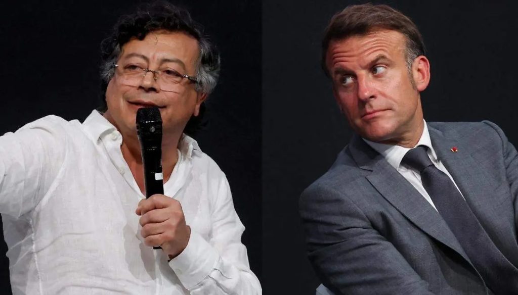 Así fue el choque entre Gustavo Petro y Emmanuel Macron por crisis migratoria y climática