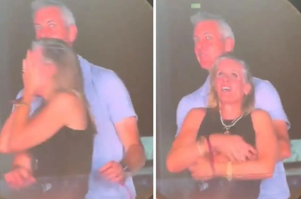La Kiss Cam en Boston que desató un escándalo viral por presunta infidelidad en un concierto de Coldplay