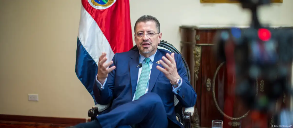 Rodrigo Chaves, presidente de Costa Rica. Foto: Archivo 04.05.2023) Jose Cordero/AF P