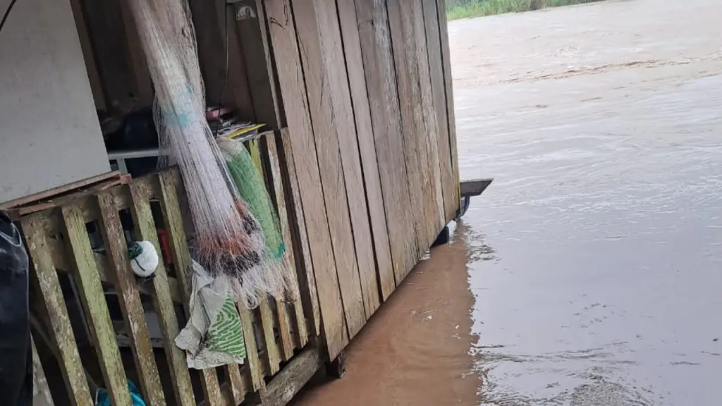 Inundaciones en el sur de Colombia. Foto: bluradio