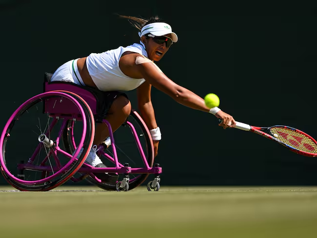 Angélica Bernal se mete a la final de Wimbledon 2025. Foto: Daniel Kopatsch/Getty Images