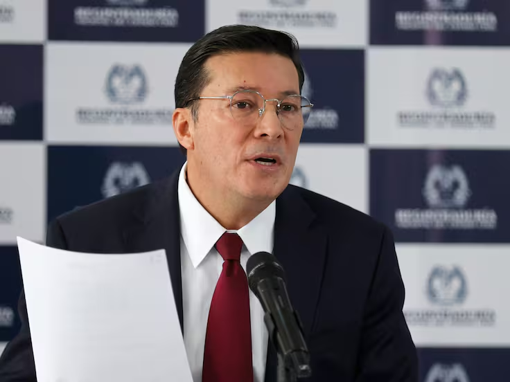 El registrador nacional de Colombia, Hernán Penagos Foto: EFE/ Mauricio Dueñas Castañeda