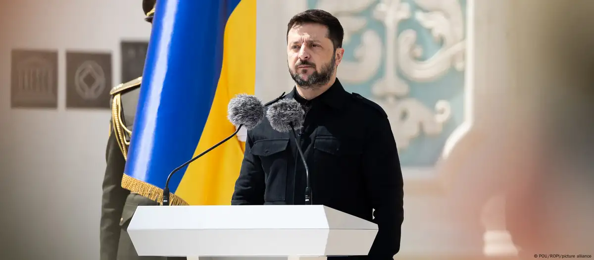 El presidente ucraniano Volodimir Zelenski Foto: POU/ROPI