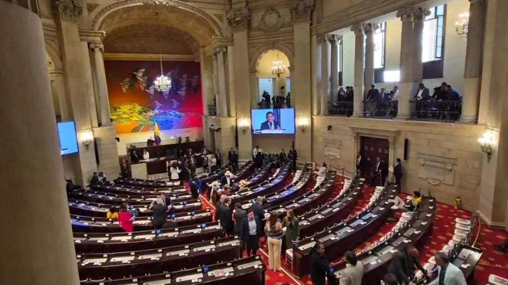 Instalación del Congreso hoy 20 de julio Foto: EFE