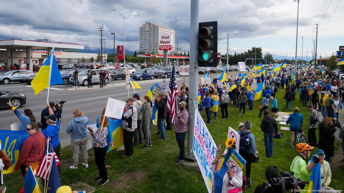 Protestas en Anchorage Foto: Hasan Akbas/Anadolu