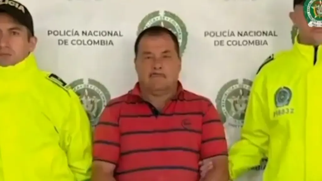 Alias 'Mono Luis', hermano de 'Iván Mordisco', fue capturado en Cundinamarca Foto: captura de video Policía Nacional - bluradio