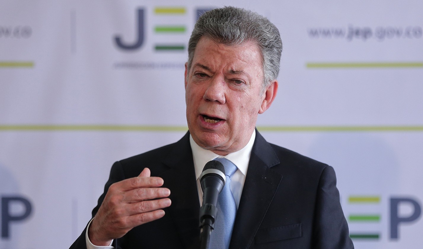 Juan Manuel Santos defiende condenas de la JEP a exjefes de las FARC