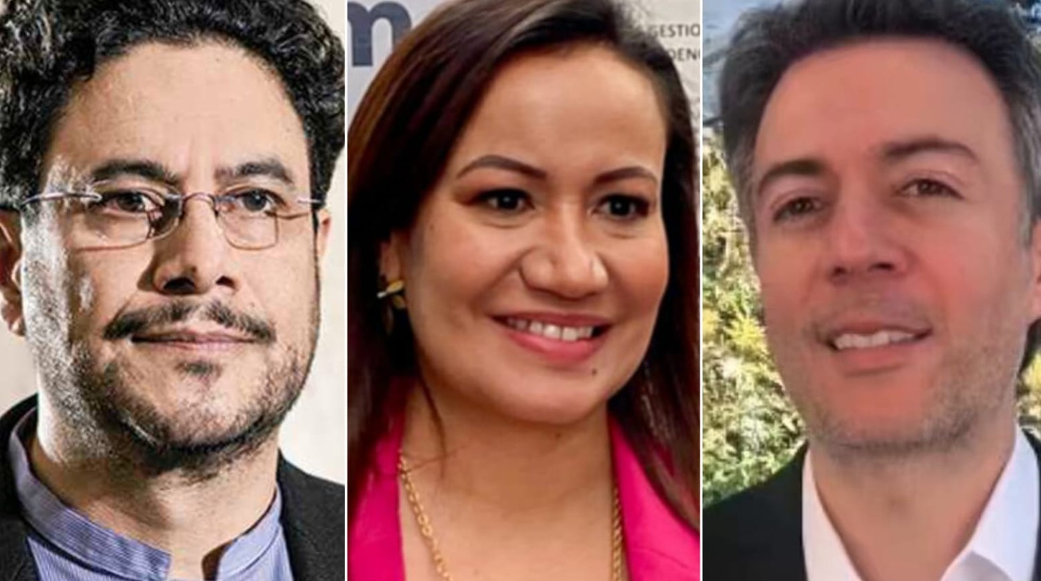 Cepeda, Corcho y Quintero, los tres candidatos del Pacto Histórico que irán a consulta en octubre